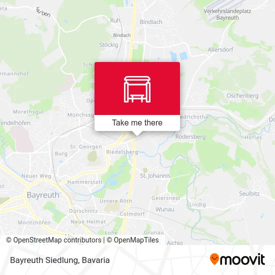 Карта Bayreuth Siedlung