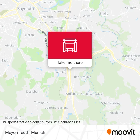 Карта Meyernreuth