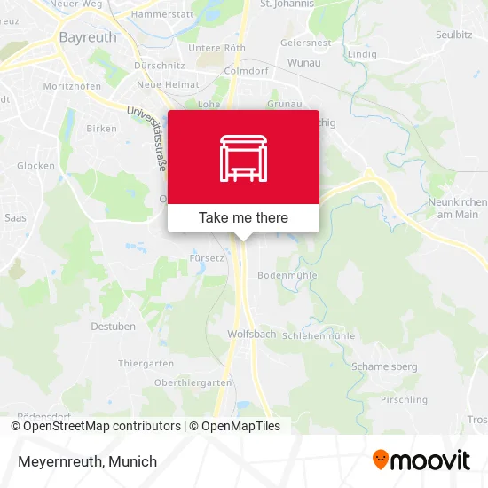 Карта Meyernreuth