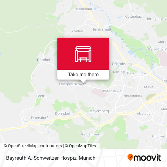 Bayreuth A.-Schweitzer-Hospiz map