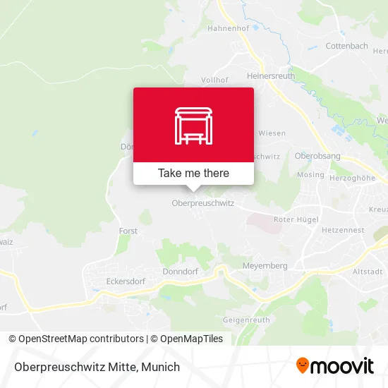 Карта Oberpreuschwitz Mitte