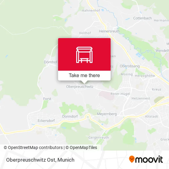Карта Oberpreuschwitz Ost