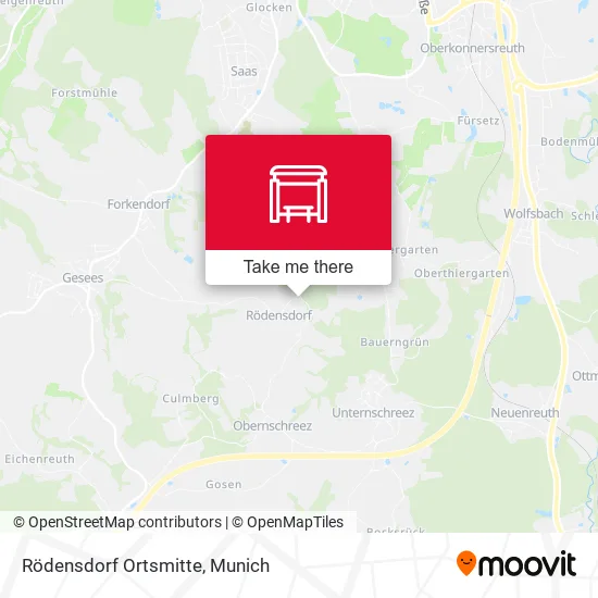 Карта Rödensdorf Ortsmitte