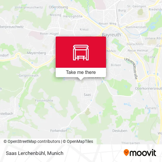 Карта Saas Lerchenbühl