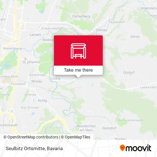 Карта Seulbitz Ortsmitte