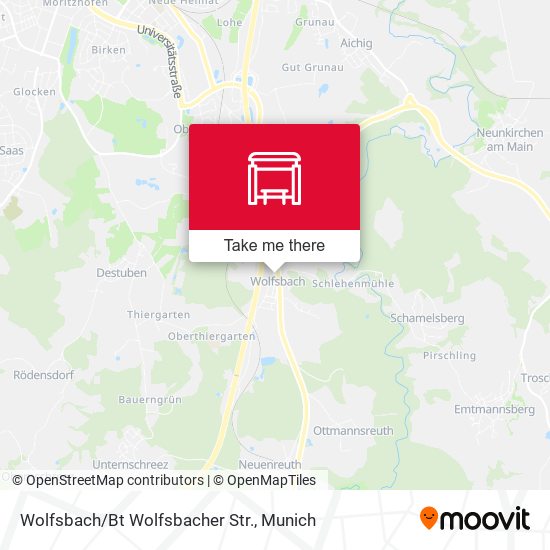 Wolfsbach/Bt Wolfsbacher Str. map