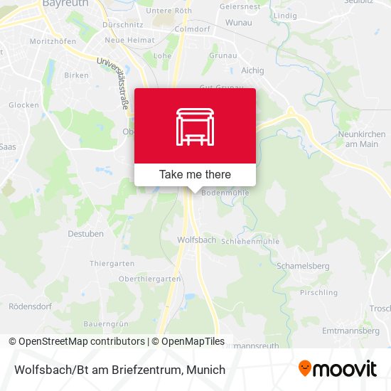 Wolfsbach/Bt am Briefzentrum map