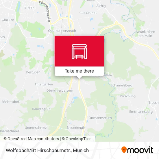 Карта Wolfsbach/Bt Hirschbaumstr.