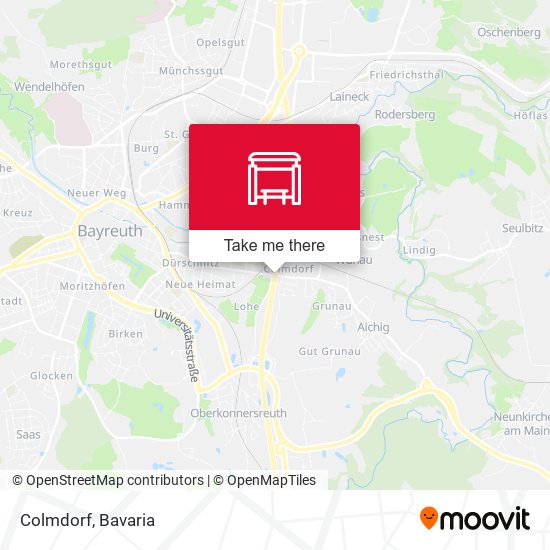 Карта Colmdorf