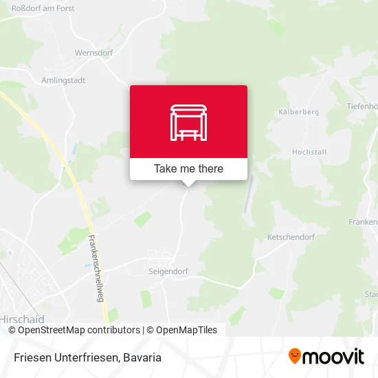 Карта Friesen Unterfriesen