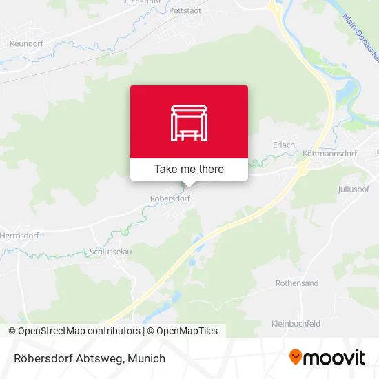 Карта Röbersdorf Abtsweg