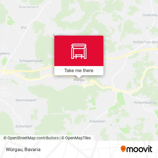 Карта Würgau