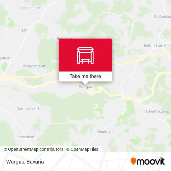 Карта Würgau