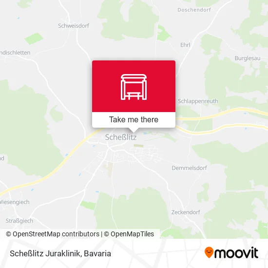 Карта Scheßlitz Juraklinik