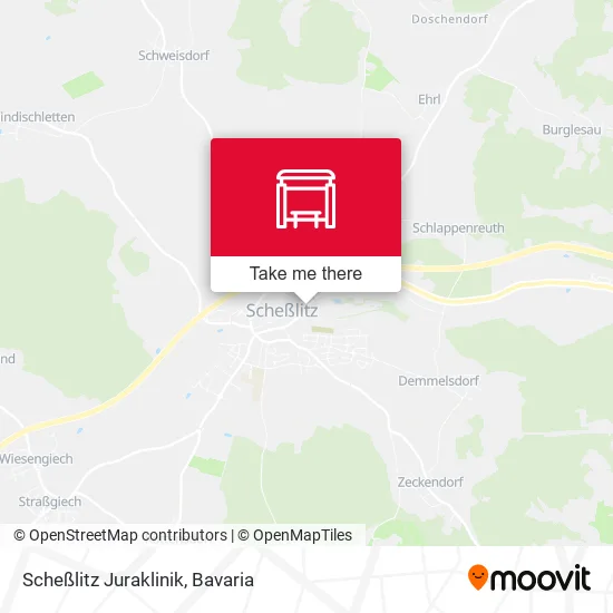 Карта Scheßlitz Juraklinik