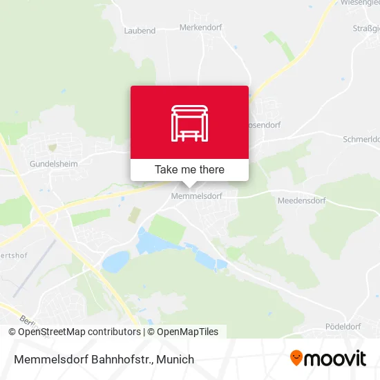 Карта Memmelsdorf Bahnhofstr.