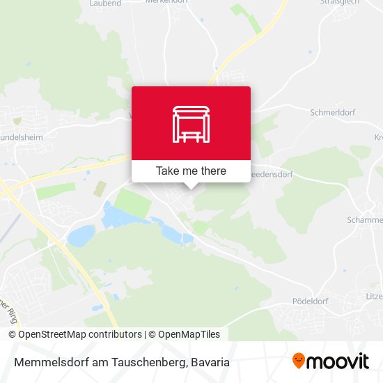 Memmelsdorf am Tauschenberg map