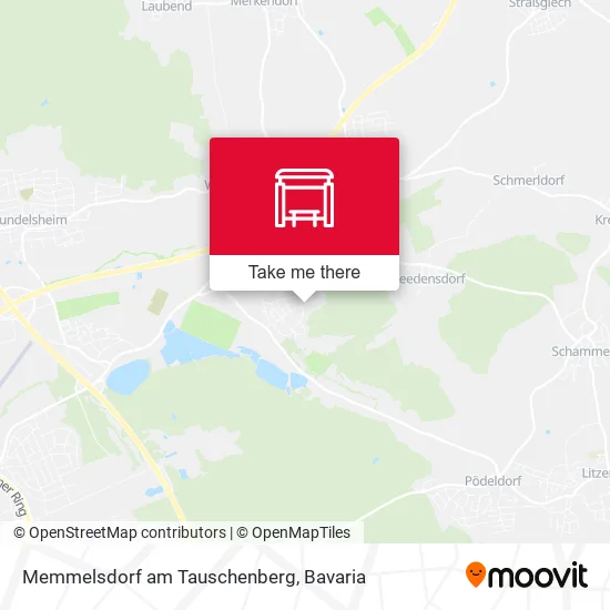 Карта Memmelsdorf am Tauschenberg