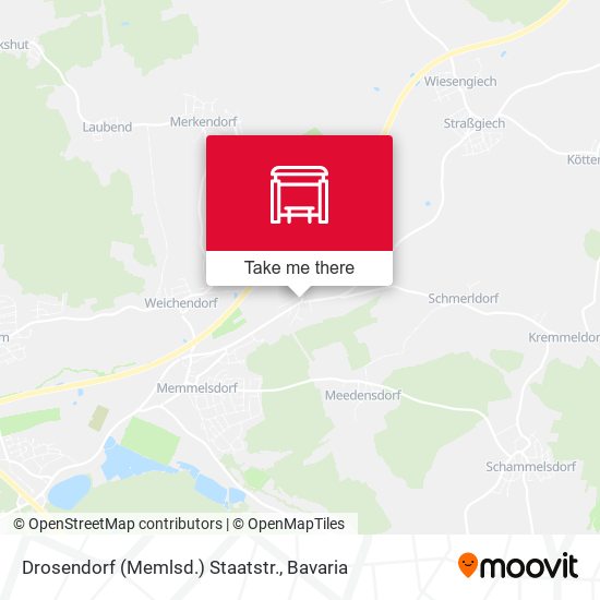 Drosendorf (Memlsd.) Staatstr. map