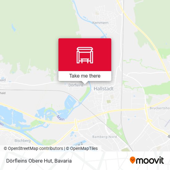 Dörfleins Obere Hut map