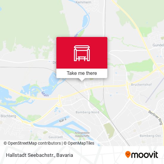 Карта Hallstadt Seebachstr.
