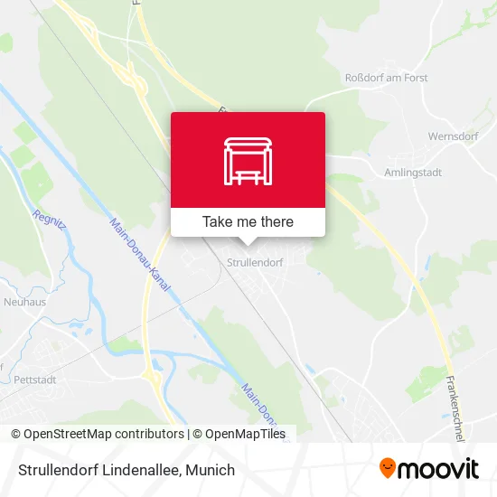 Карта Strullendorf Lindenallee