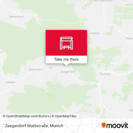 Карта Zeegendorf Waldstraße