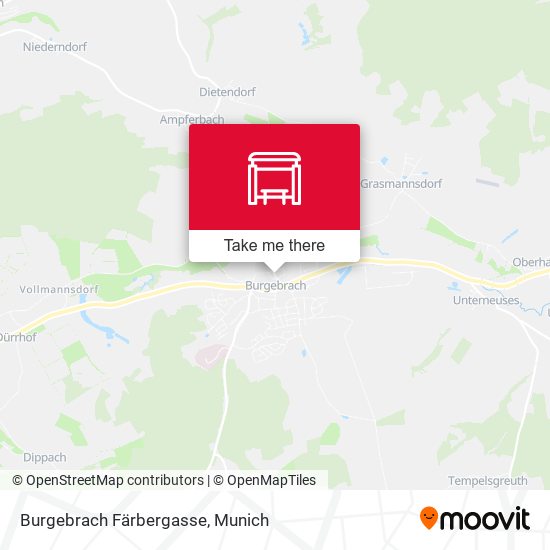 Burgebrach Färbergasse map