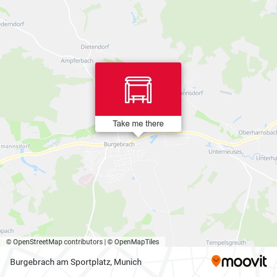 Карта Burgebrach am Sportplatz