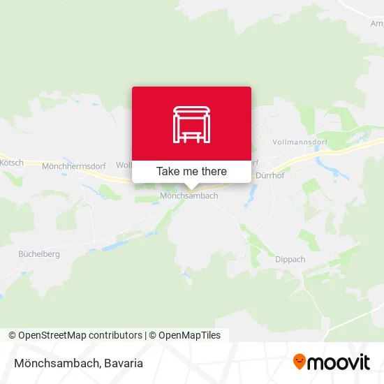 Карта Mönchsambach