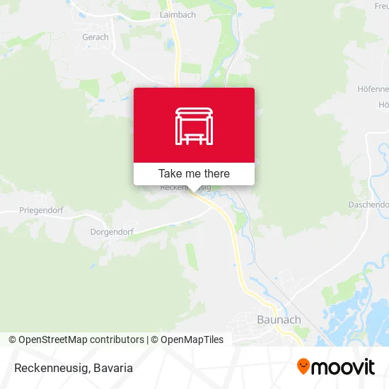 Карта Reckenneusig