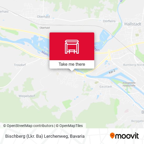 Bischberg (Lkr. Ba) Lerchenweg map