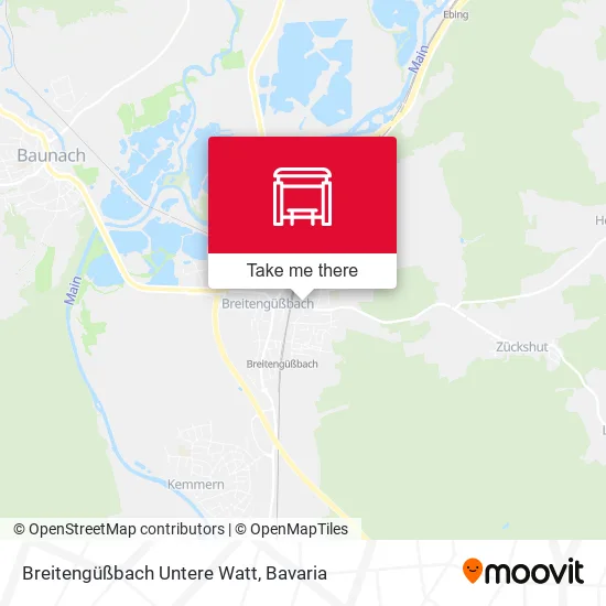 Карта Breitengüßbach Untere Watt