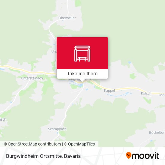Карта Burgwindheim Ortsmitte