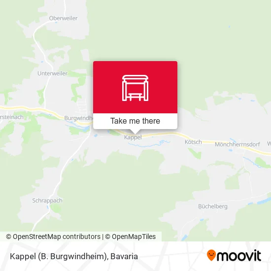 Карта Kappel (B. Burgwindheim)