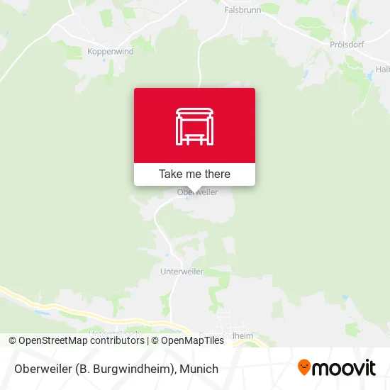 Карта Oberweiler (B. Burgwindheim)