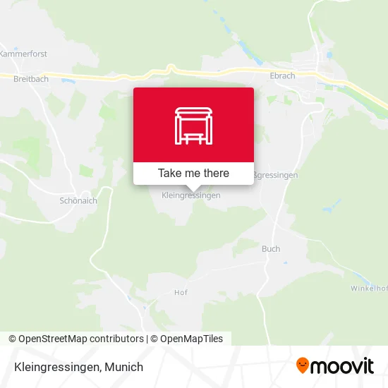 Карта Kleingressingen