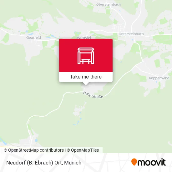 Карта Neudorf (B. Ebrach) Ort