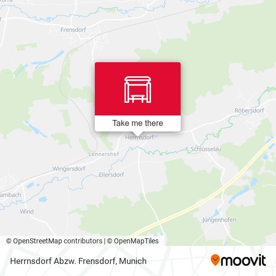 Herrnsdorf Abzw. Frensdorf map