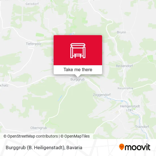 Карта Burggrub (B. Heiligenstadt)
