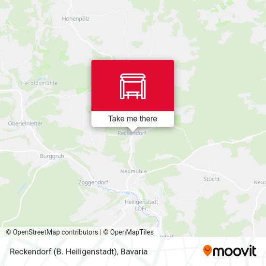 Reckendorf (B. Heiligenstadt) map