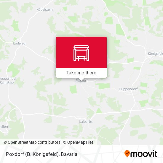 Poxdorf (B. Königsfeld) map