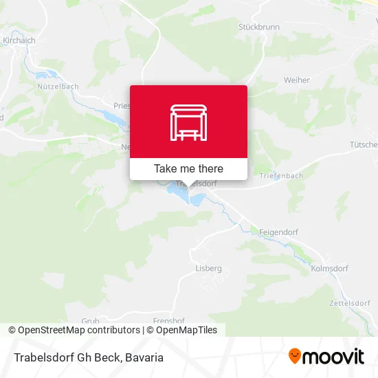 Карта Trabelsdorf Gh Beck