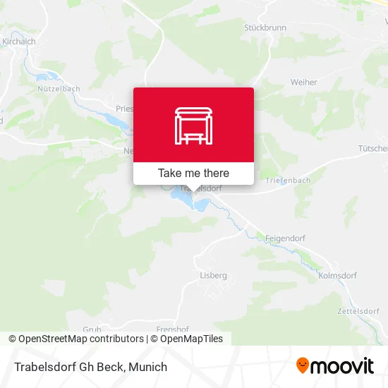 Карта Trabelsdorf Gh Beck
