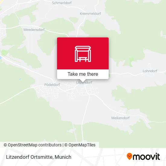 Карта Litzendorf Ortsmitte