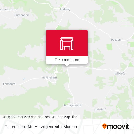 Tiefenellern Ab. Herzogenreuth map