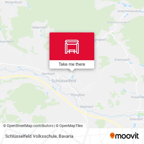 Schlüsselfeld Volksschule map