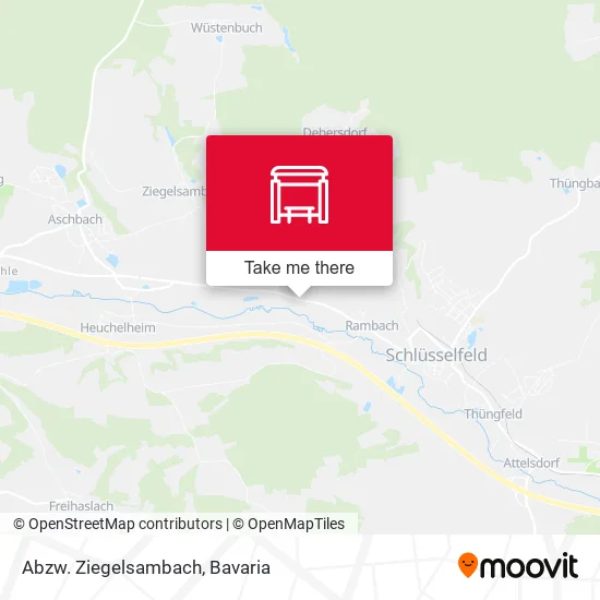 Карта Abzw. Ziegelsambach