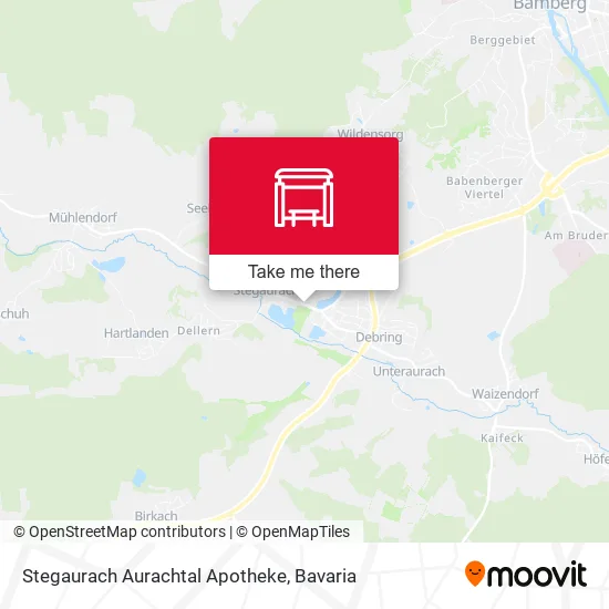 Карта Stegaurach Aurachtal Apotheke