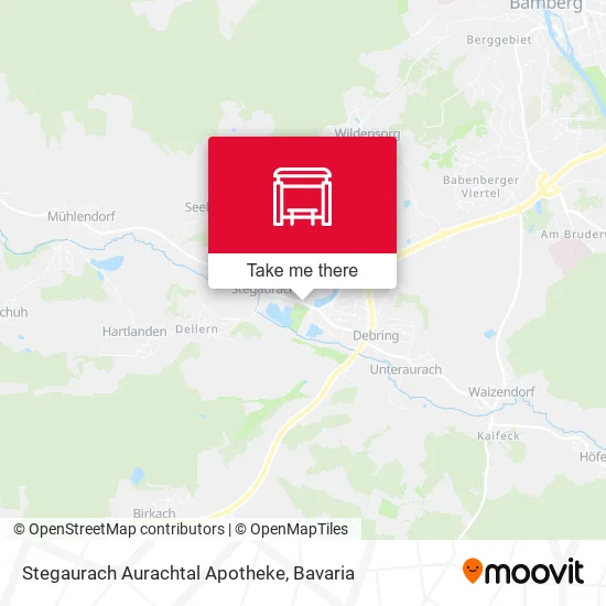 Карта Stegaurach Aurachtal Apotheke